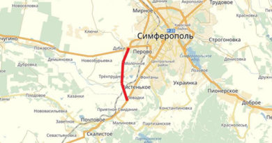 Подрядчик возвёл первые объекты временной инфраструктуры для строительства объездной дороги Дубки – Левадки в Симферополе