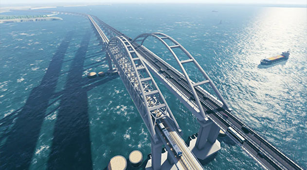 Детально и красиво: в интернете представили трехмерную модель моста в Крым